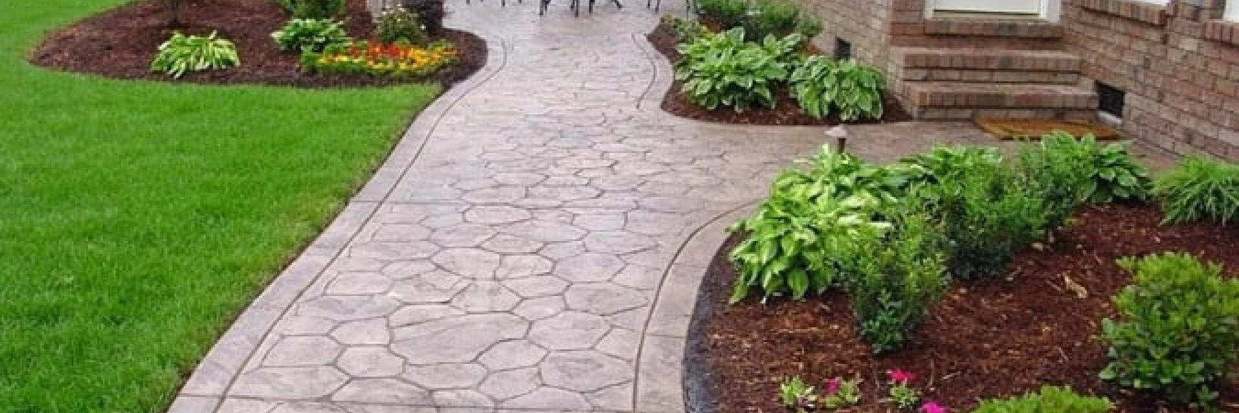 Dekoratif Yüzeyler İçin Renkli Baskı Beton